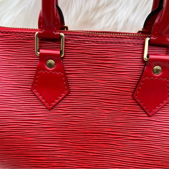 LOUIS VUITTON EPI RED SPEEDY 30 - Picture 4 of 16